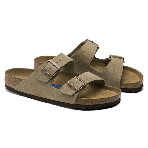 Birkenstock Arizona Suede Leather – Taupe