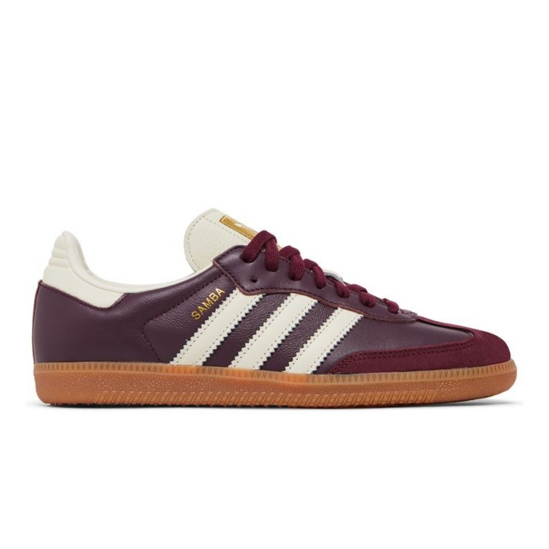 Adidas Samba OG Maroon – Gold Metallic