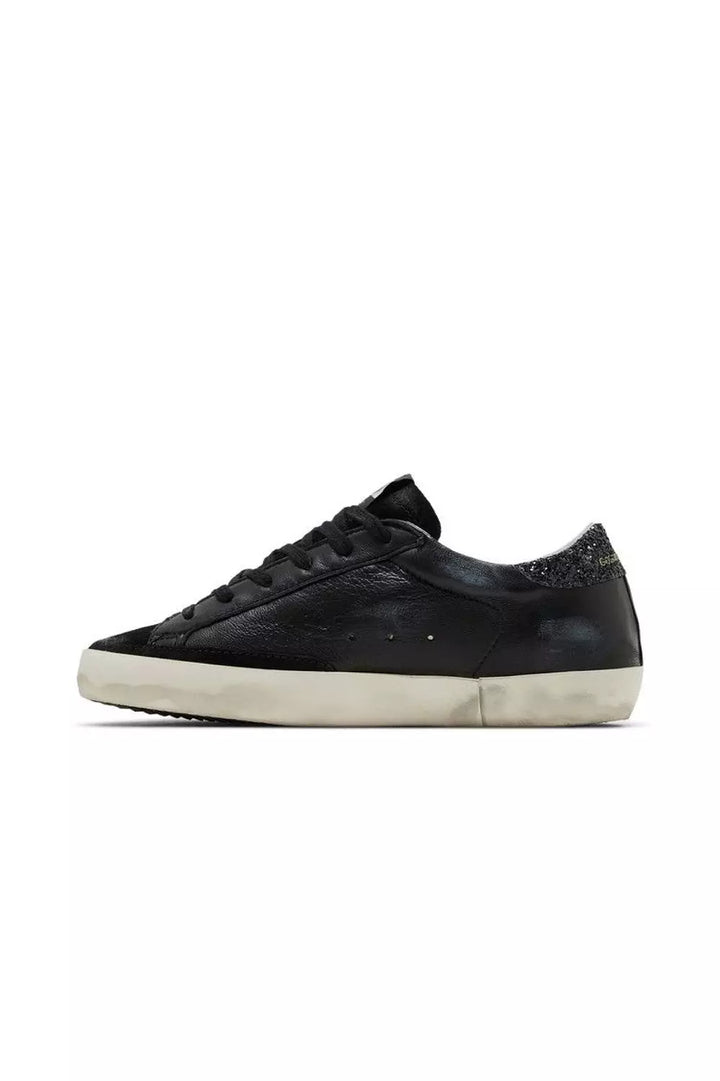 Golden Goose Wmns Superstar 'Black Glitter Heel'