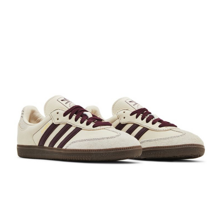 Adidas Samba OG Wonder – White Maroon