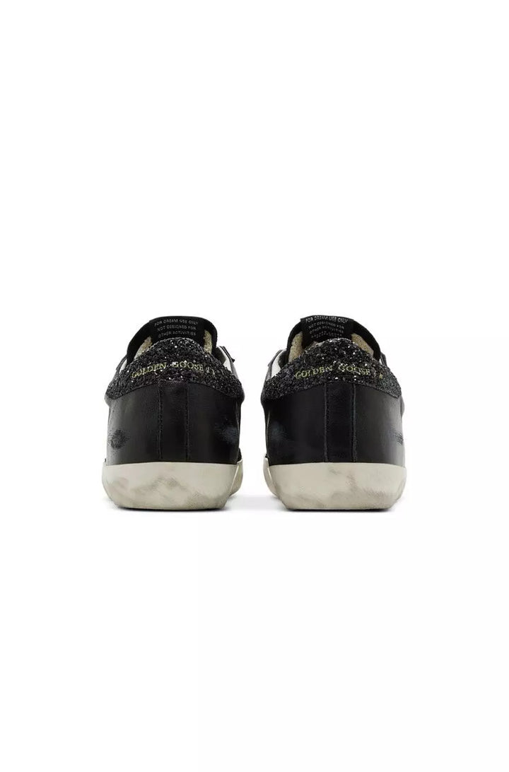 Golden Goose Wmns Superstar 'Black Glitter Heel'