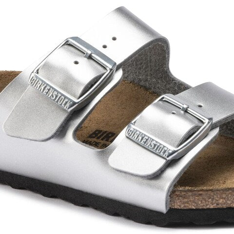 Birkenstock Arizona Children's
Percoflor - Electroplated Silver with a Metallic Sheen