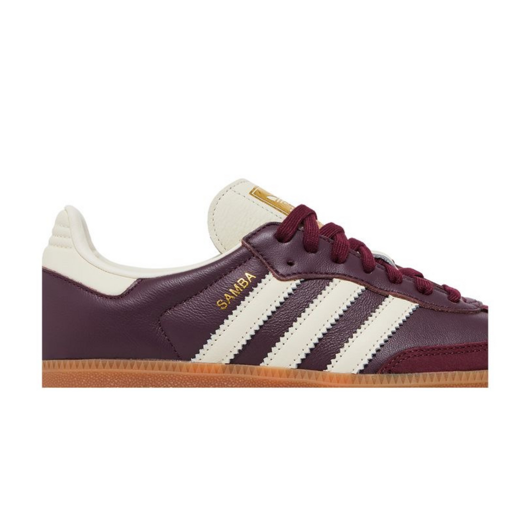 Adidas Samba OG Maroon – Gold Metallic
