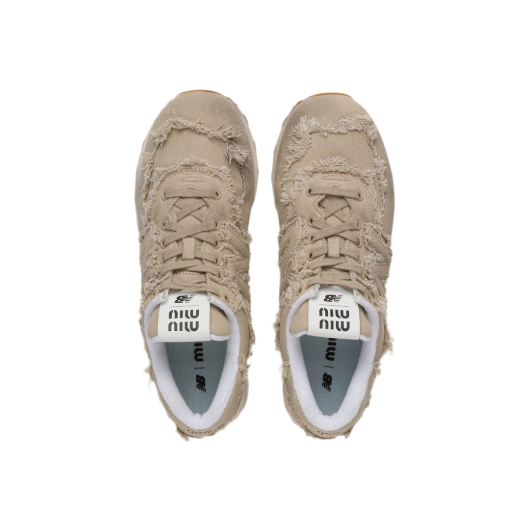 New Balance x Miu Miu 574 'Denim - Colonial Beige'