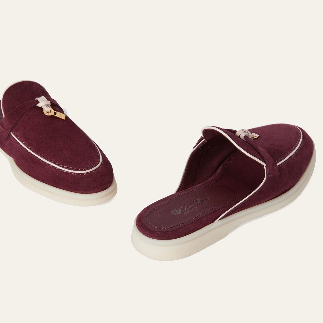 Loro piana Summer Charms Walk Loafer 'burgundy'