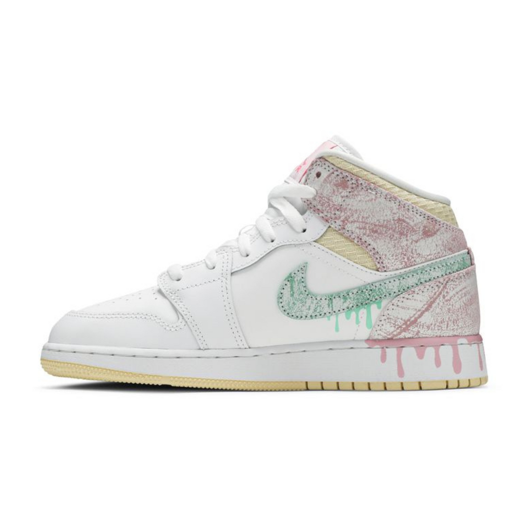 Nike Air Jordan 1 Mid SE GS 'Ice Cream