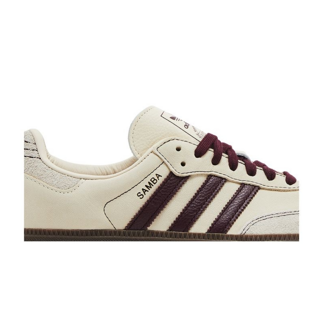 Adidas Samba OG Wonder – White Maroon