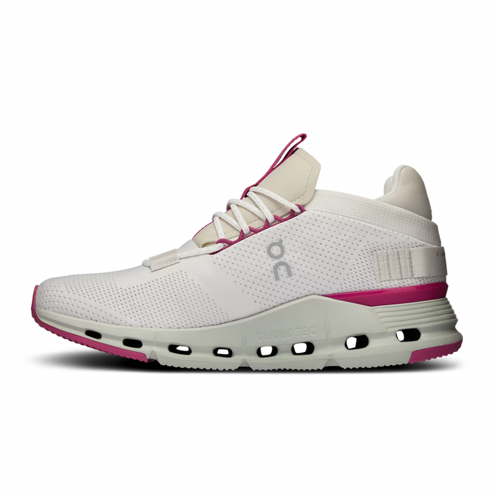 On Running Cloudnova Undyed/White/Carnation