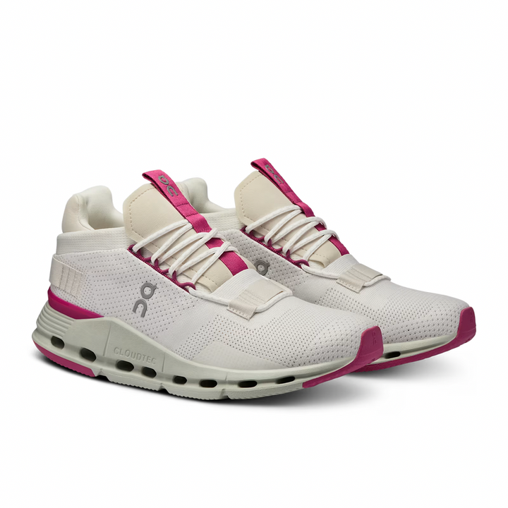 On Running Cloudnova Undyed/White/Carnation
