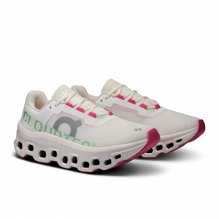 On Running Cloudmonster White/Lima