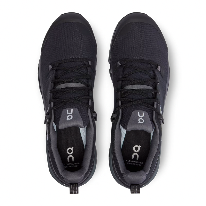 On Running Cloudwander Waterproof Black/Eclipse