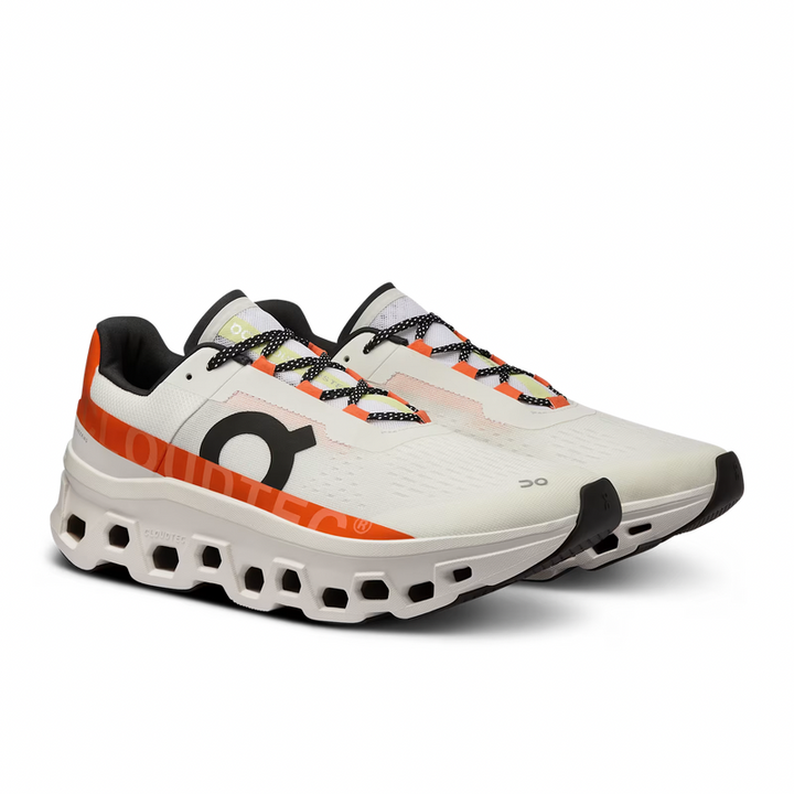 On Running Cloudmonster Undyed/White/Flame